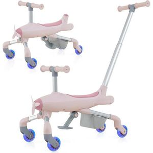 COSTWAY JAZDA NA KOLIESKACH 73 cm ružová vyobraziť