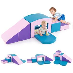 COSTWAY PENOVÝ BLOK Modrý (7-dielny) vyobraziť