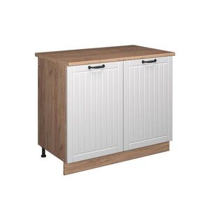 Vicco SPODNÁ SKRINKA POD DREZ Fame-Line, Biely vidiecky dom/Dub Goldkraft, 100 cm, AP Oak vyobraziť