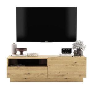 Meble Lindner TV stolík Enjoy Dub Artisan 120 cm so zásuvkou a soklom vyobraziť