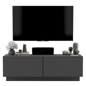 Meble Lindner TV stolík Enjoy Sivá matná 120 cm so soklom vyobraziť