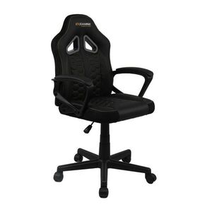 BX Gaming OTOČNÁ STOLIČKA PRE MLÁDEŽ, vzhľad kože, čierna vyobraziť