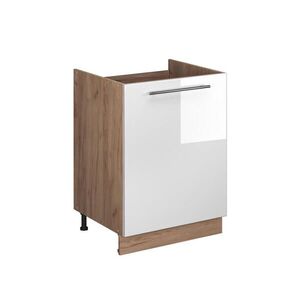 Vicco SPODNÁ SKRINKA POD DREZ Fame-Line, Biely vysoký lesk/Dub Goldkraft, 60 cm vyobraziť