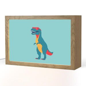 OnlyWow NOČNÁ LAMPA Dinosaurus - Modrá - Slnečné okuliare 30x20 cm vyobraziť