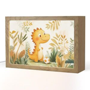 OnlyWow NOČNÁ LAMPA Dino - Futbal - Orange 30x20 cm vyobraziť