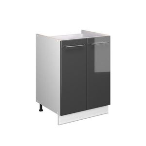 Vicco SPODNÁ SKRINKA POD DREZ Fame-Line, Antracit vysoký lesk/biely, 60 cm vyobraziť