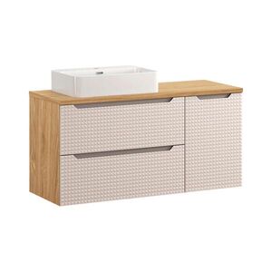 Petits-meubles UMÝVADLO 120cm Mallory Béžová a drevo vyobraziť