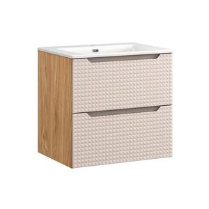 Petits-meubles UMÝVADLO 61cm Mallory Béžová a drevo vyobraziť