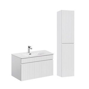 Petits-meubles KÚPEĽŇOVÝ NÁBYTOK 80cm Zelie 2-dielna súprava Biela vyobraziť