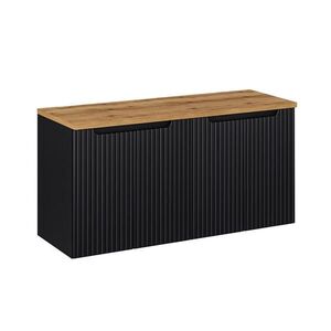 Petits-meubles SPODNÁ UMÝVADLOVÁ SKRINKA 120cm Riva Čierna a drevo vyobraziť