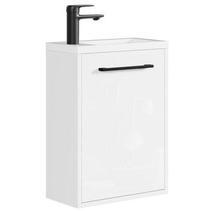Badplaats SET UMÝVADLA S SKRINKOU Florence 2 diely lesklá biela - 40 x 22 x 50 cm vyobraziť