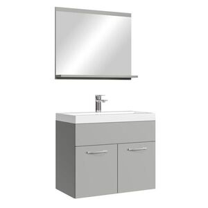 Badplaats KÚPEĽŇOVÁ ZOSTAVA Montreal 3 diely sivá mat - 60 x 35 x 51 cm vyobraziť