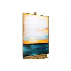 KUNSTLOFT RUČNE MAĽOVANÝ AKRYLOVÝ OBRAZ 60/90 cm, modrý/žltý, morský a krajinný motív vyobraziť