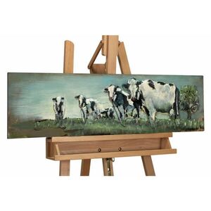 KUNSTLOFT KOVOVÝ OBRAZ 90/25 cm, dekoratívny motív, biely vyobraziť