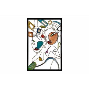 KUNSTLOFT KOVOVÝ OBRAZ 60/90 cm, figurálny a abstraktný motív, viacfarebný vyobraziť