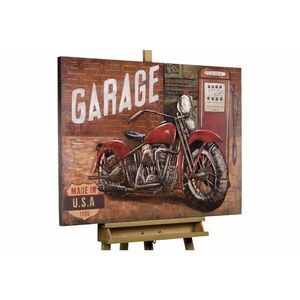 KUNSTLOFT KOVOVÝ OBRAZ 100/70 cm, automobilový motív, hnedo-červený vyobraziť