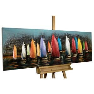 KUNSTLOFT KOVOVÝ OBRAZ 144/44 cm, automobilový motív, viacfarebný vyobraziť