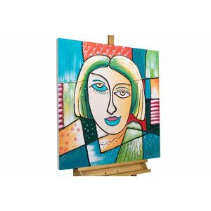 KUNSTLOFT RUČNE MAĽOVANÝ AKRYLOVÝ OBRAZ 80/80 cm, viacfarebný, figurálny motív vyobraziť