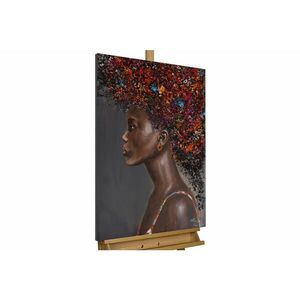 KUNSTLOFT RUČNE MAĽOVANÝ AKRYLOVÝ OBRAZ 60/90 cm, čierny, prírodný a botanický motív vyobraziť