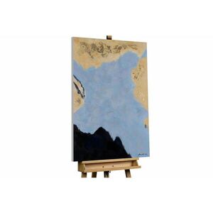 KUNSTLOFT RUČNE MAĽOVANÝ AKRYLOVÝ OBRAZ 75/100 cm, modrý, morský a krajinný motív vyobraziť