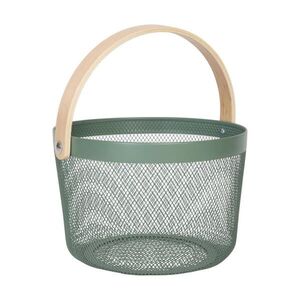 Relaxdays KÔŠ Mätový drôtený s dreveným madlom 27, 5 cm vyobraziť