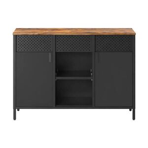 Boxxx KOMODA, hnedá, čierna, 110/76/40 cm vyobraziť