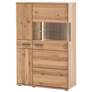 Livetastic VYSOKÁ KOMODA, trámový dub, farba duba, 90/136/37 cm vyobraziť