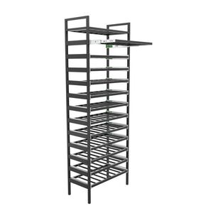 Metalo Pro KOVOVÝ STOJAN NA VÍNO Amarone na 91 fliaš čierna 170/60/30 cm vyobraziť