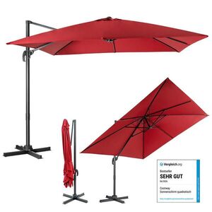 COSTWAY OSVETLENÝ 300 cm vínovo červený vyobraziť
