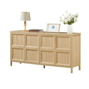 Redom SIDEBOARD 160/40/80 cm s otváraním stlačením, pántmi s tlmeným dovieraním a bezpečnostným upevnením na stenu, Dub vyobraziť