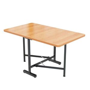Redom JEDÁLENSKÝ stôl 120/80 cm, rozkladací a skladací s úložnou funkciou, MDF, American White Oak vyobraziť