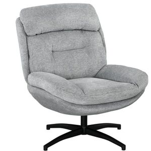 Redom RELAXAČNÉ kreslo 91/79/98 cm otočné o 360°, s integrovanými podrúčkami a vodoodpudivým poťahom, Sivá vyobraziť