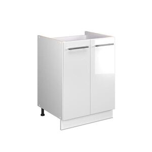 Vicco SPODNÁ SKRINKA POD DREZ Fame-Line, Biely vysoký lesk/biely, 60 cm vyobraziť