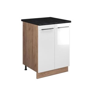 Vicco SPODNÁ SKRINKA POD DREZ Fame-Line, Biely vysoký lesk/Dub Goldkraft, 60 cm vyobraziť