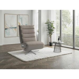 Sit & More RELAXAČNÉ KRESLO, koža, sivá vyobraziť
