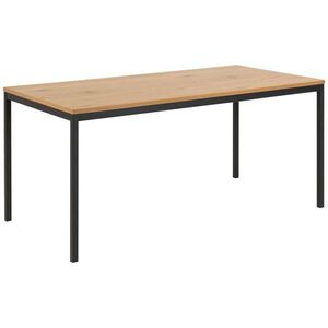 P & B JEDÁLENSKÝ STÔL, čierna, farba duba, 160/80/74 cm vyobraziť