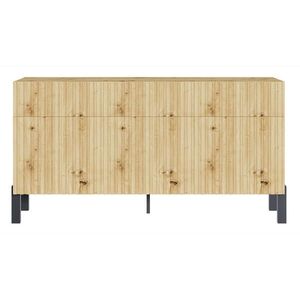Selsey KOMODA Telire 3dverová Artisan dekor duba, 154 cm vyobraziť