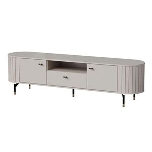 Selsey TV stolík Zante sivobéžový 180/49/40 cm vyobraziť
