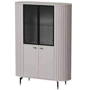 Selsey VITRÍNA Zante sivobéžová 112 cm vyobraziť
