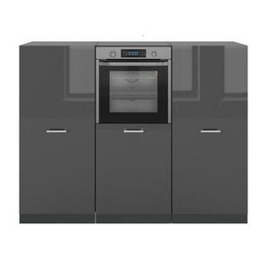 Vicco KUCHYNSKÝ BLOK R-Line Antracitový vysoký lesk/antracit 180 cm bez pracovnej dosky vyobraziť