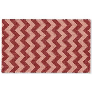 OnlyWow KOBERCE - Cikcak - Pruhy - Vzor - Červená - 150x90 cm vyobraziť