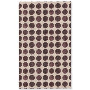 OnlyWow KOBERCE - Bodky - Vzor - Hnedý - 90x150 cm vyobraziť