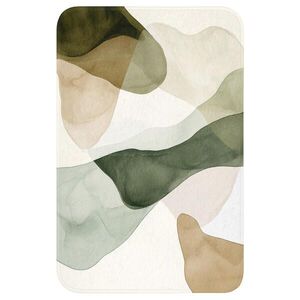 OnlyWow PREDLOŽKA PRED WC Japandi - Abstraktné - Zelené 40x60 cm vyobraziť