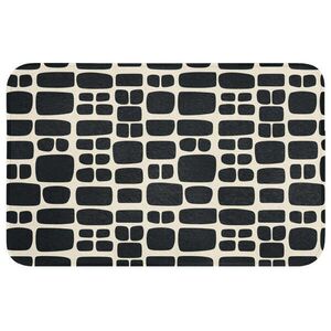 OnlyWow PREDLOŽKA PRED WC Moderné - organické - čierne 80x50 cm vyobraziť