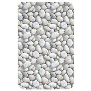 OnlyWow PREDLOŽKA PRED WC Kamene - sivé - oválne 50x80 cm vyobraziť