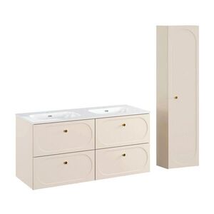 Petits-meubles KÚPEĽŇOVÝ NÁBYTOK 120.4cm Sanae 2-dielna súprava Piesočnato-béžová vyobraziť