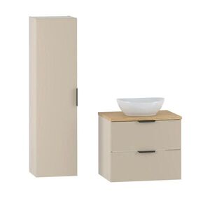 Petits-meubles KÚPEĽŇOVÝ NÁBYTOK 60.6cm Astrid 2-dielna súprava Kašmír a drevo vyobraziť