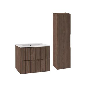 Petits-meubles KÚPEĽŇOVÝ NÁBYTOK 60cm Siena 2-dielna súprava Drevo a čierna farba vyobraziť