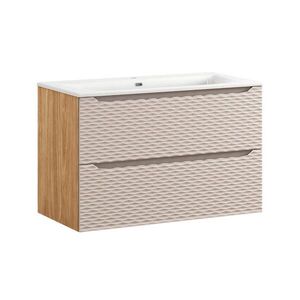 Petits-meubles UMÝVADLO 90cm Elora Béžová a drevo vyobraziť