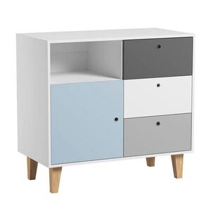 Petits-meubles PREBAĽOVACIA KOMODA Concept modrá vyobraziť